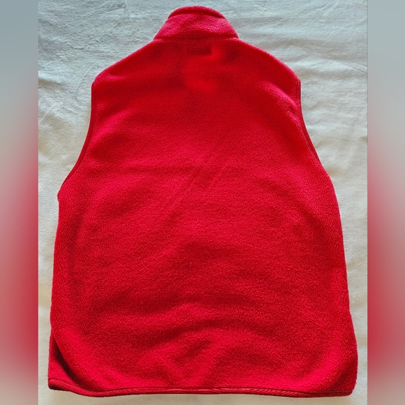 VINTAGE 70's PATAGONIA SYNCHILLA VEST STYLE 25182 WOMENS MEDIUM RED ZIP UP - Picture 7 of 15